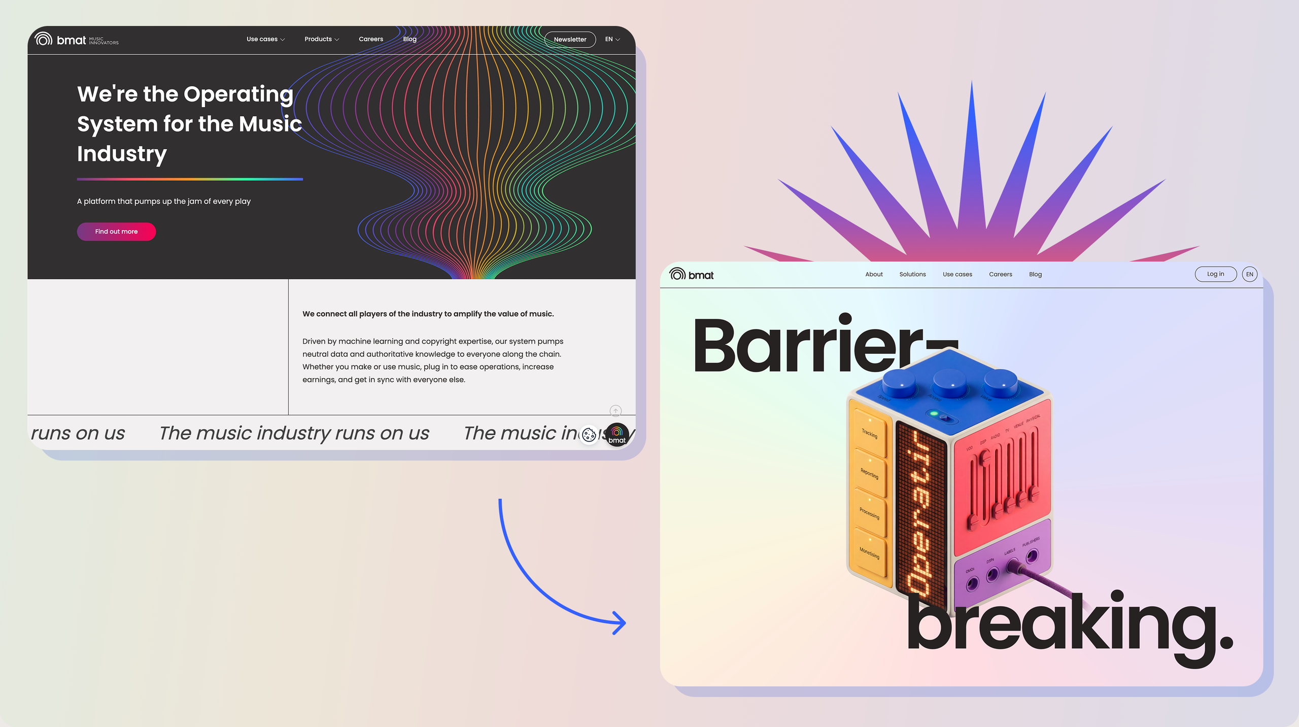 BMAT connects music usage and rights data to help royalties move from play to pay.